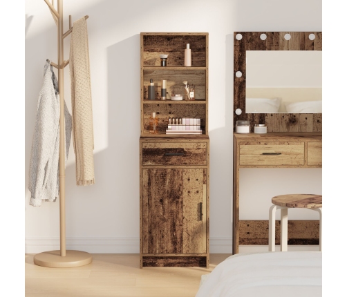 Alto Armario Madera Vieja 40x41x135 cm