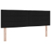Cabecero  Diseño de Líneas Negro 160 cm Tela