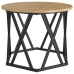 Mesas Laterales Apilables  3 pcs de Madera de Roble Artesanal