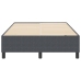 Cama Box Spring  Gris Oscuro 120x200 cm Tela de Pana