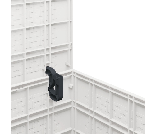 Caja de almacenamiento exterior  blanca 55x53x57 cm PP