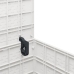 Caja de almacenamiento exterior  blanca 55x53x57 cm PP