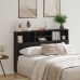 Cabecera de  en Roble Negro - 160x19x103.5 cm Hecha de Madera Ingeniería
