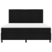 Cama Box Spring  con Colchón Negro Súper King Tela