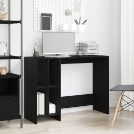 Escritorio  Negro Roble 102,5x35x75 cm Madera Ingenerizada