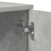 Cama de Almacenamiento Gris Concreto Madera 100 x 200 cm