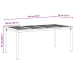 Conjunto de Comedor para Jardín  Conjunto de 7 Gris Metal Duradero