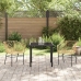 Set de Comedor de Jardín  de 3 Piezas Marrón Poliratán