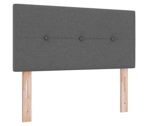 Cabecero  Botonéate Gris Oscuro 100 cm Tela