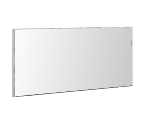 Gabinete de Espejo de Baño  con Luz LED Gris Sonoma 80x37 cm