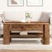 Mesa de café  de madera reciclada 102x55x45 cm de madera de ingeniería