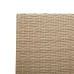 Sillas de jardín apilables  con cojines, 2 piezas, Beige, Ratán