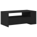 Mesa de Café de Roble Negro 102x55x43.5 cm Hecha de Madera Ingenierizada