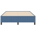 Estructura de Cama Azul 140x190 cm de Tela de Pana