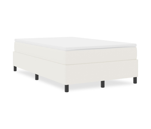 Cama Box Spring  Crema 120x200 cm Tejido de pana