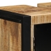 Armario de Baño  55x35x60 cm Madera Maciza Áspera de Mango