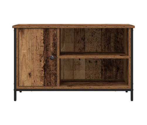 Cabinet de TV  Madera Vieja 80x40x50 cm Madera Ingenierizada y Acero