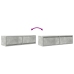 Mueble de TV  Gris Concreto Madera Compuesa 100 x 31 x 25.5 cm