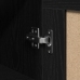 Alto Negro Roble 69,5x34x90 cm Madera Engineered