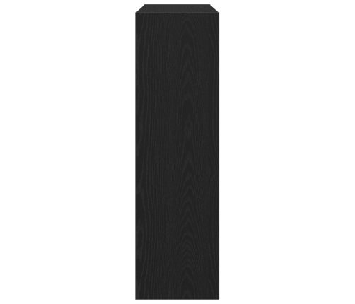 Mueble para libros / Separador de ambientes Roble negro 100x30x103cm Madera resistente