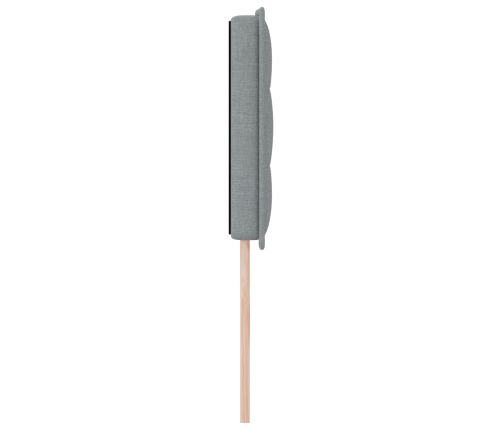 Cabecero diseño Lines gris claro 160 cm tela