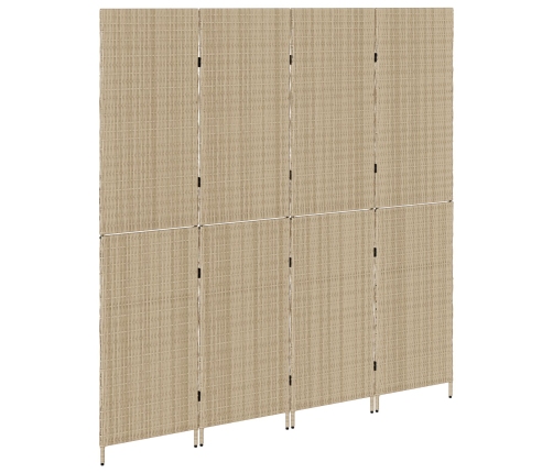 Divisores de habitaciones  Beige Ratán Alto Plegable