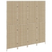 Divisores de habitaciones  Beige Ratán Alto Plegable