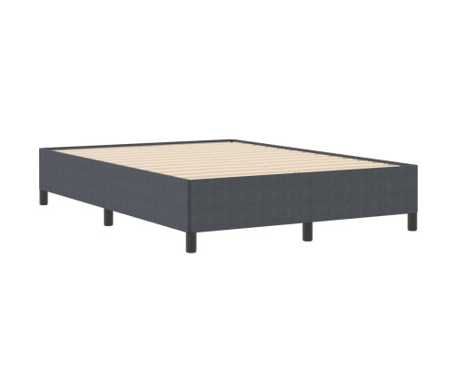 Cama  Gris Oscuro 140x190 cm Tela de Corduroy