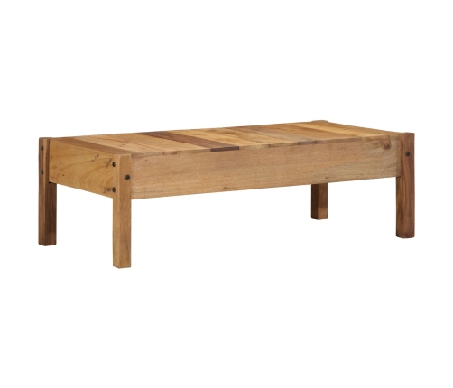 Mesa de café  110x55x35 cm madera sólida reciclada