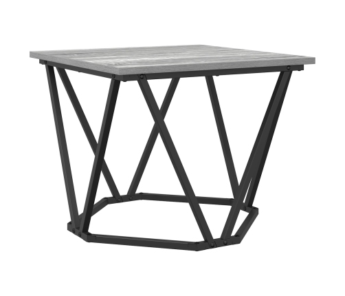 Mesas Laterales  3 pcs Gris Sonoma Madera Elaborada