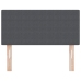 Cabecero  Diseño Sencillo Gris Oscuro 100 cm Tela de Terciopelo