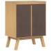 Gabinete base para fregadero  114x43x73,5 cm Madera maciza de pino