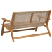 Banco de Jardín  Beige 122x76x73.5 cm Madera de Acacia