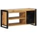 Banco para Zapatos 100x40x50 cm Madera Maciza Rugosa de Mango