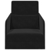 Sofá cama  2 en 1 Negro 65x80x83 cm Terciopelo