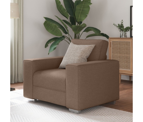 Sillón  Marrón de Tela 59 cm