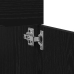 Mueble de baño  Negro Roble 90x38,5x46 cm Madera elaborada