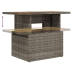 Conjunto de Comedor de Jardín de 7 Piezas con Cojines Gris Ratán Poliéster Acacia