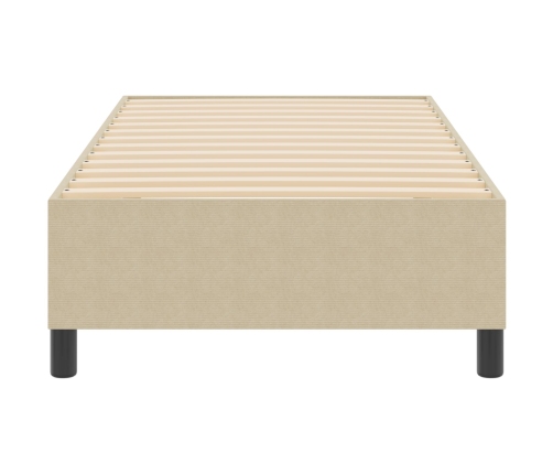 Cama Box Spring  Verde Claro Gris 80x200 cm Tela de Pana