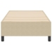 Cama Box Spring  Verde Claro Gris 80x200 cm Tela de Pana