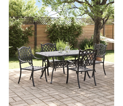 Set de 3 Negro Aluminio fundido Mediano Diseño Elegante