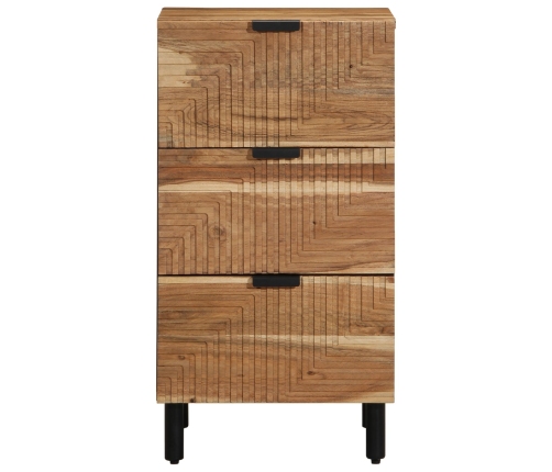 Mueble de almacenamiento 40x33x75 cm de Madera Maciza de Acacia