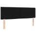 Cabecero  Diseño de Líneas Negro 80 cm Tela