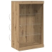 Sideboard con Luces LED de  de Roble Artesano 60,5x37x100 cm