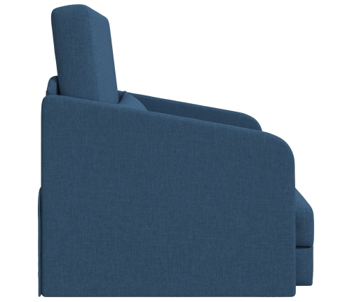 Sofá Cama de Suelo  2 en 1 Azul 65x80x83 cm Tela