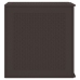 Caja de Almacenamiento Marrón 55x53x57 cm PP