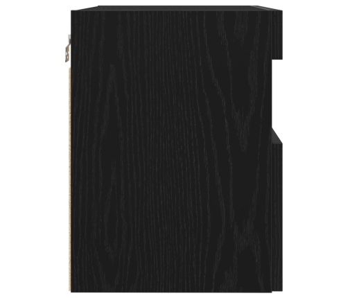 Mueble para TV  con luces LED Negro Roble 60x30x40 cm