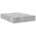 Marco de cama con almacenamiento  Gris concreto Madera de calidad