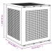 Caja de Almacenamiento Jardín Gris Claro 55x53x57 cm PP