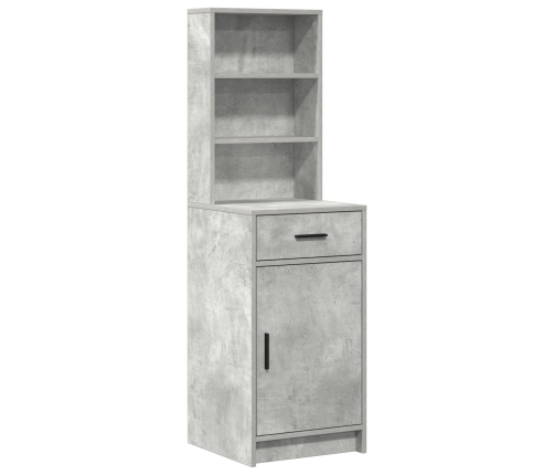 Conjunto de Tocador de 3 Piezas  en Gris Concreto de Madera Engineered